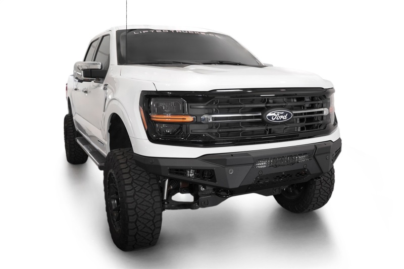 Ford F-150 Bumper - Front - Addictive Desert Designs - HoneyBadger - Hammer Black - 2024+